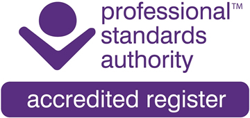 Professional Standards Authority accredited register logo